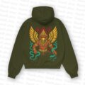 Garuda – The Divine Eagle_OliveGreen Back