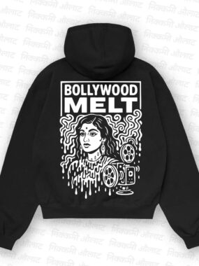 Bollywood Melt - Surreal Cinema Graphic Hoodie