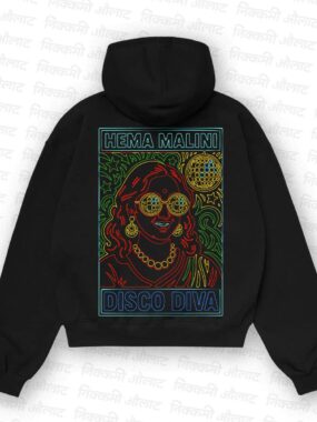 Hema Malini (Disco Diva) - Retro Bollywood Graphic Hoodie