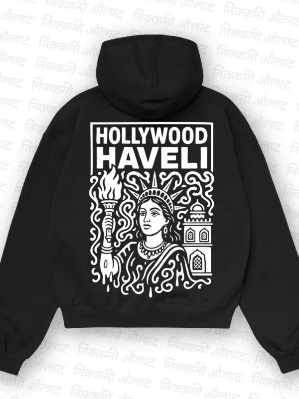 Hollywoodhaveli_Black Back Glow Normal View