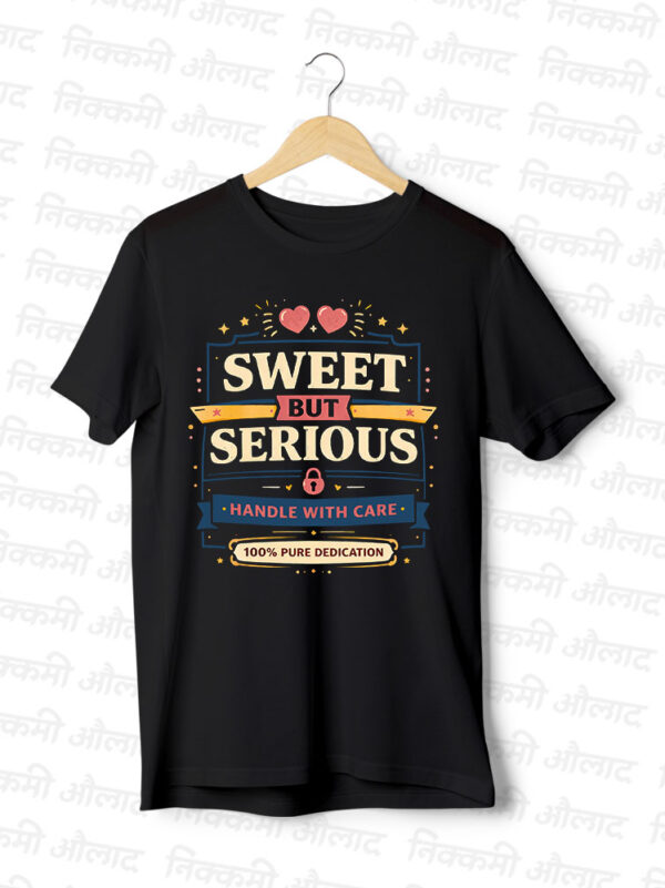 sweetbutserious Reg Black Front